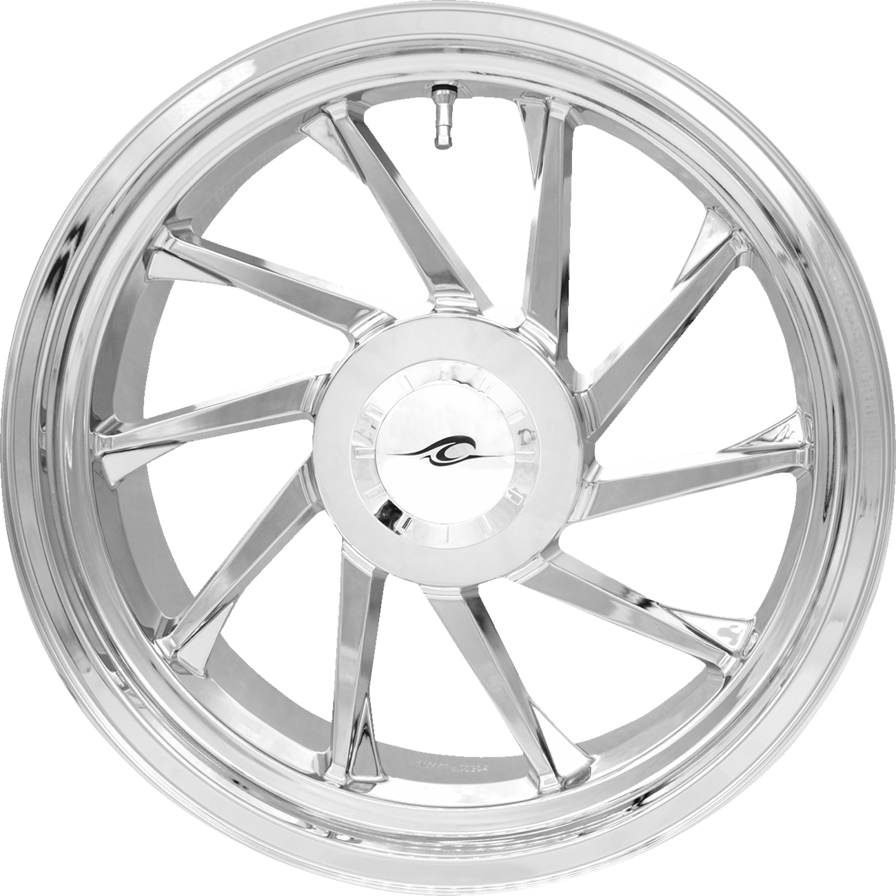 COASTAL MOTO Wheel - Hurricane 3D - Rear Right - Chrome - 18" - Trike 3D-HURR-187T-CH
