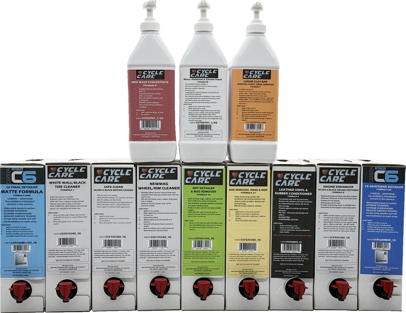 CYCLE CARE FORMULAS Formula 1 Wheel & Tire Cleaner - Bag in Box - 1 US gal. CCF01BB02_1G