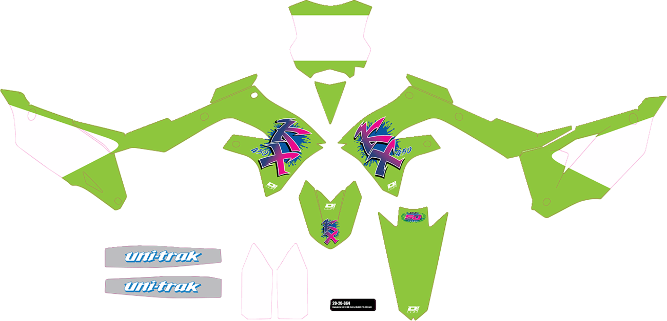 D'COR VISUALS Graphic Kit - '93 KX Retro - KX 450 '19-'23 20-20-364