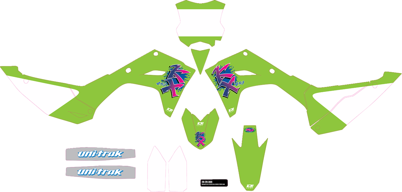 D'COR VISUALS Graphic Kit - '93 KX Retro - KX 450 '24-'26 20-20-365