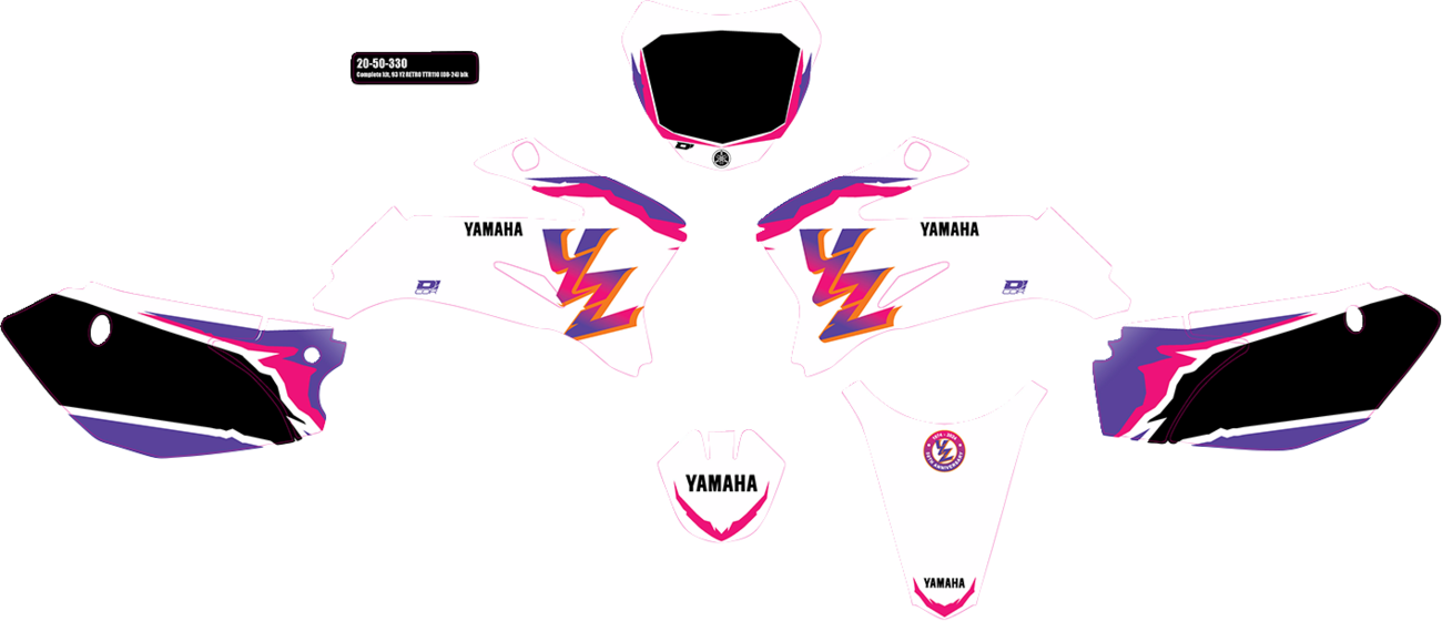 D'COR VISUALS Graphic Kit - '93 YZ Retro - YZ TTR 110 20-50-330