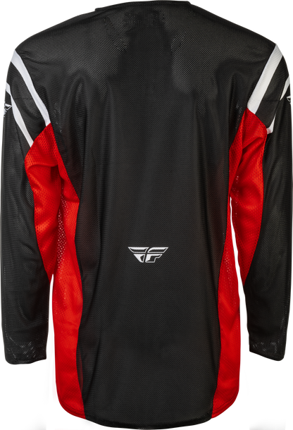 Kinetic Mesh Center Jersey Black/White/Red 2x