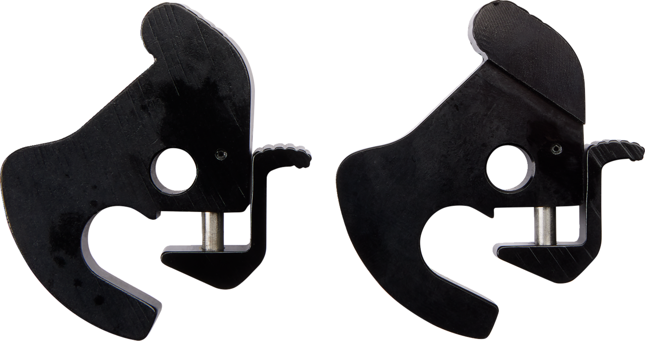 DRAG SPECIALTIES Detachable Latch Kit - Black 086098