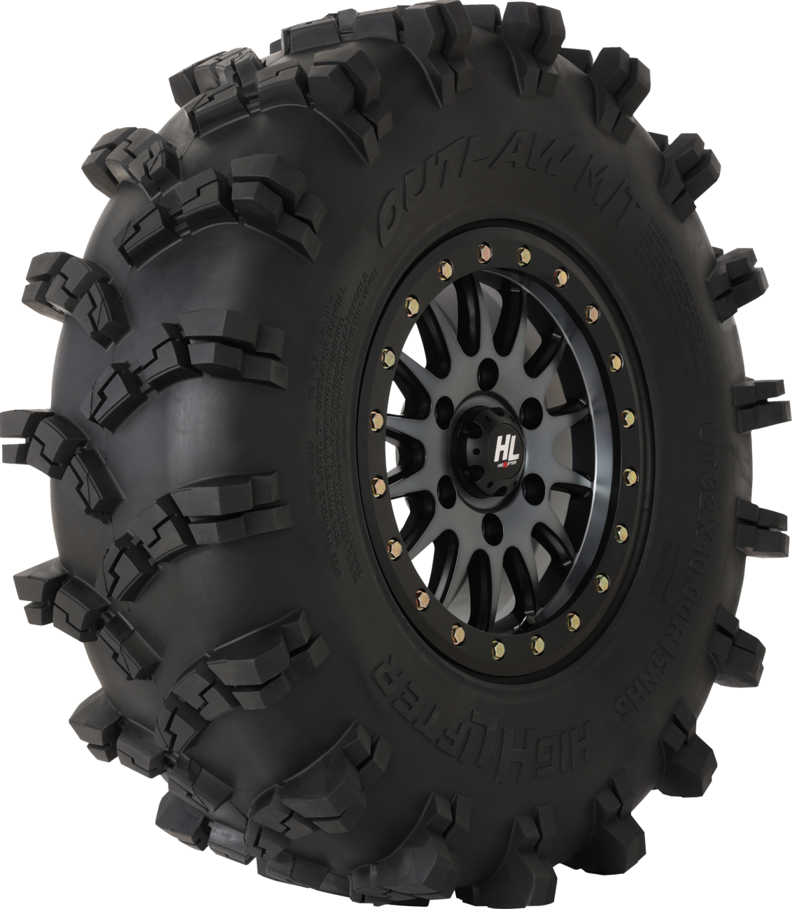 HIGH LIFTER Tire - Outlaw M/T - Front/Rear - 33x10R15 - 10 Ply 001-2548HL