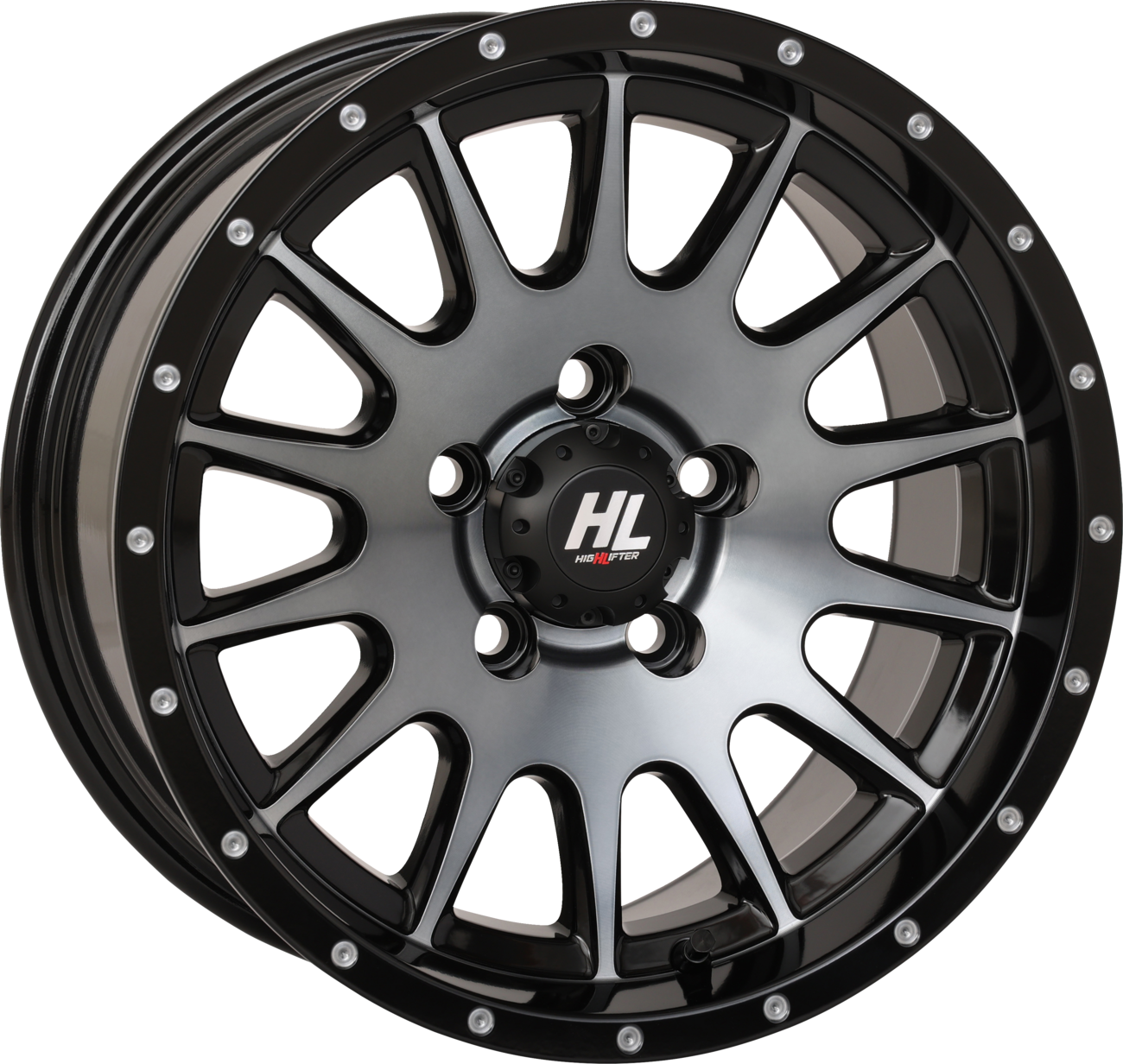 HIGH LIFTER Wheel - HL25 - Front/Rear - Dark Tint Gray - 15x7 - 4/156 - 4+3 (+10 mm) 15HL25-1656