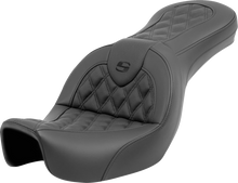SADDLEMEN Roadsofa™ Seat - Lattice Stitch - without Backrest - FXD '06-'17 806-04-182