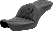 SADDLEMEN Roadsofa™ Seat - Lattice Stitch - without Backrest - FXD '96-'03 896-04-182
