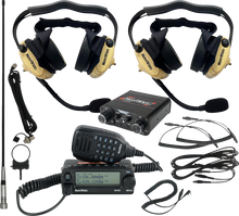 NAVATLAS Intercom/Radio and Headset Kit - 2-Seat - Beige NIRBHBE2