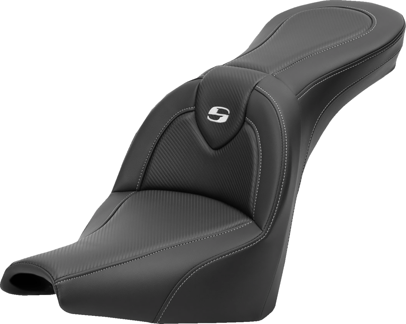 SADDLEMEN Roadsofa™ Carbon Fiber Seat - Carbon Fiber - without Backrest - FXBB/FXST '18-'24 818-30-185