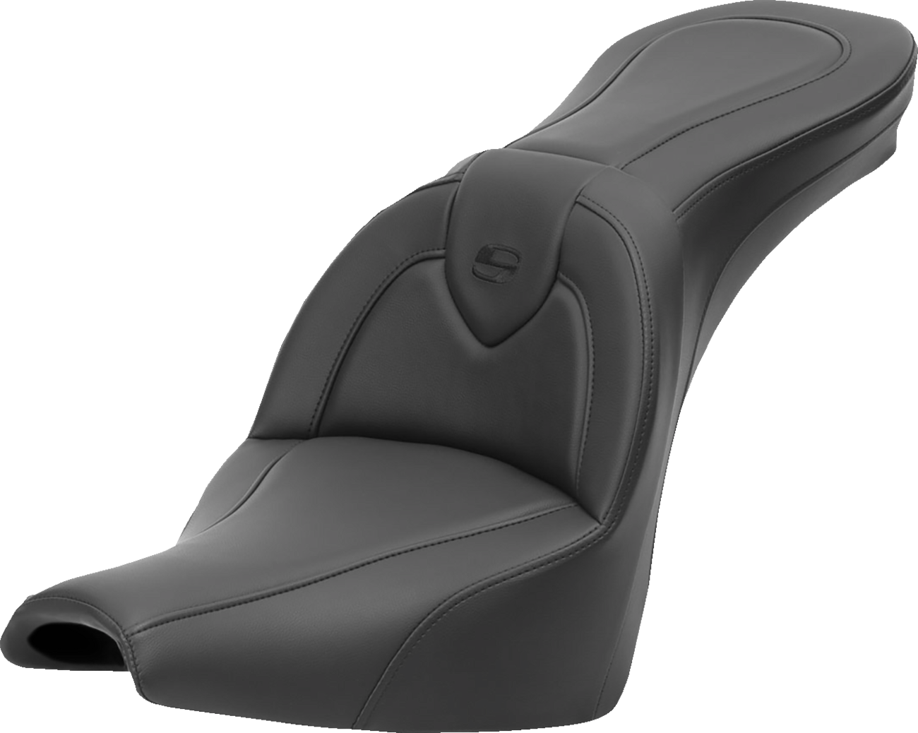 SADDLEMEN Roadsofa™ Seat - without Backrest - Black/Black Stitching - FXBB/FXST '18-'24 818-30-187