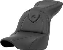 SADDLEMEN Roadsofa™ Seat - without Backrest - Black/Black Stitching - FXLR/FLSB '18-'23 818-29-187
