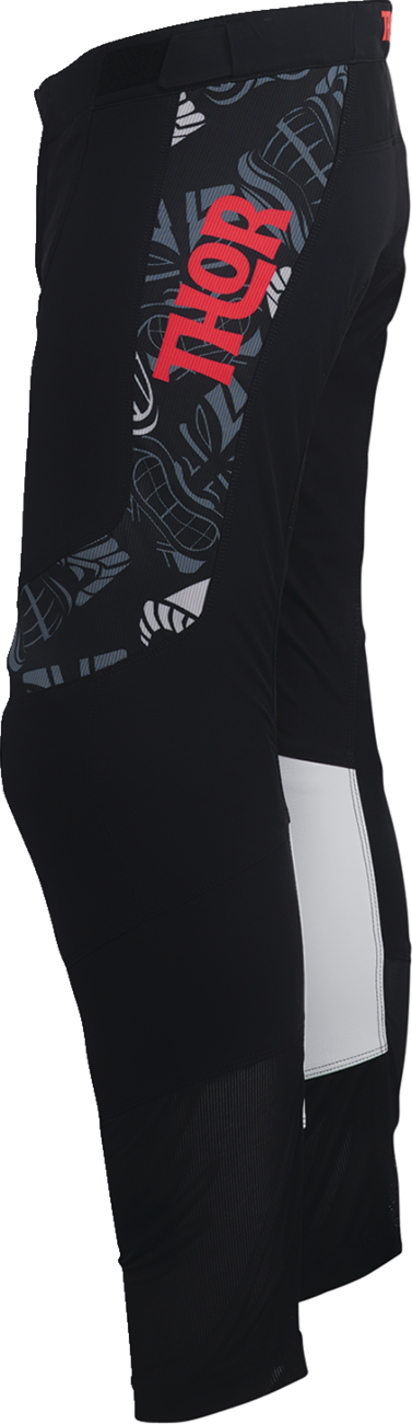THOR Prime Aloha Pants - Black/Gray - US 36 2901-11388