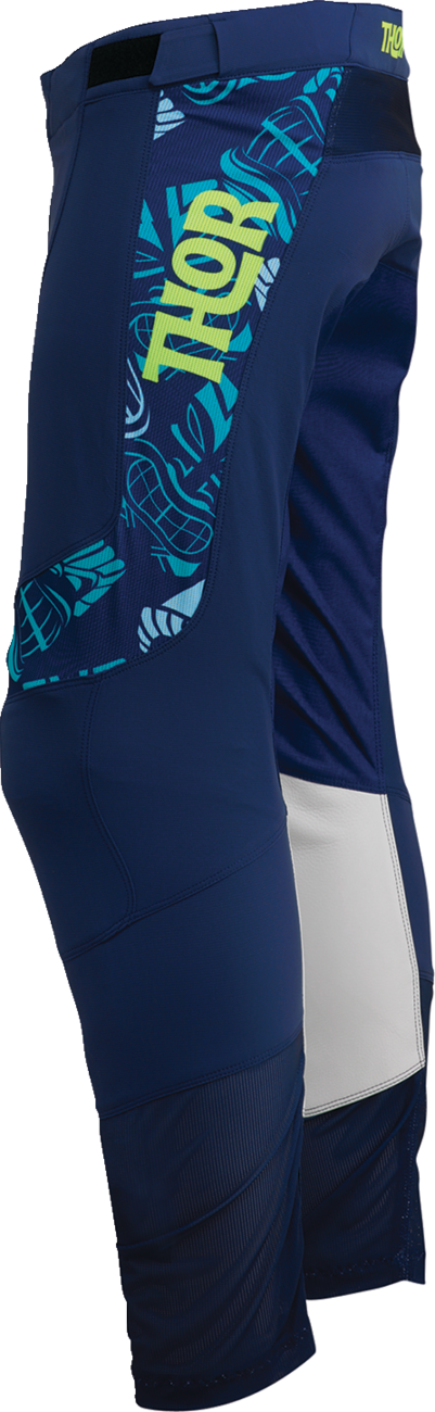 THOR Prime Aloha Pants - Navy/Aqua - US 36 2901-11398