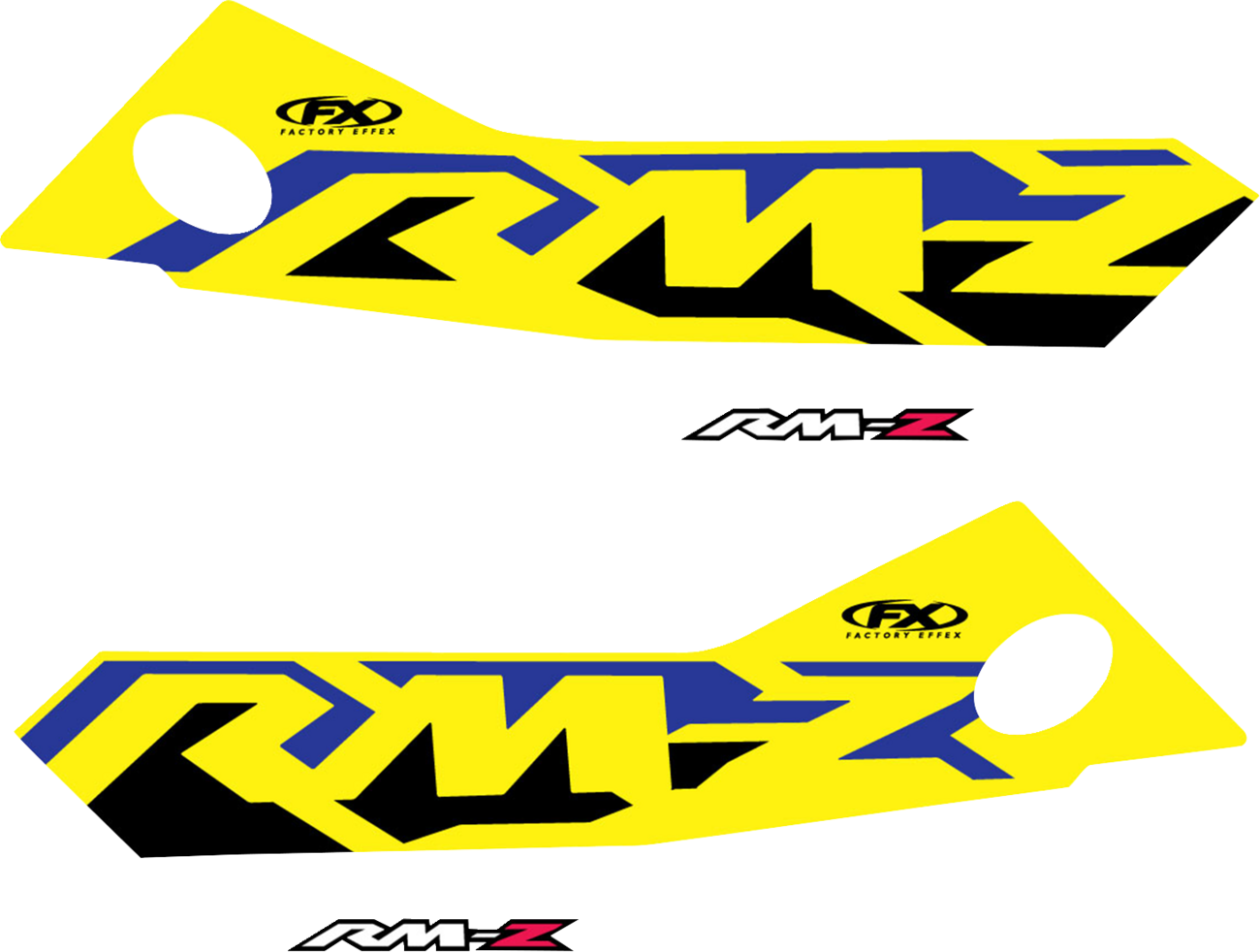 FACTORY EFFEX Graphic Kit - Tank/Shroud - '24 OEM - Suzuki - RM-Z 250/450 27-05438