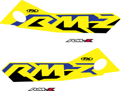 FACTORY EFFEX Graphic Kit - Tank/Shroud - '24 OEM - Suzuki - RM-Z 250/450 27-05438