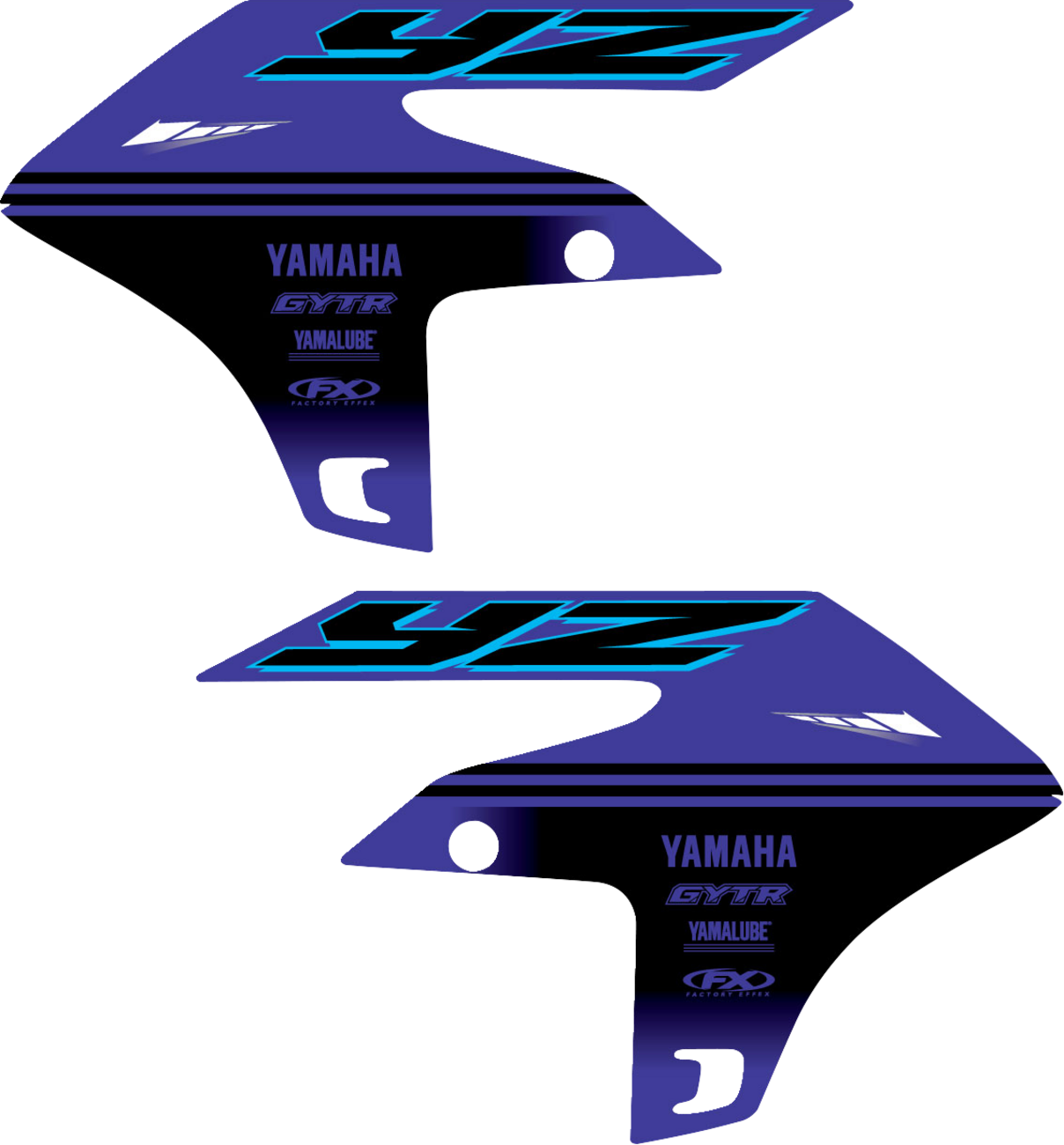 FACTORY EFFEX Graphic Kit - Tank/Shroud - '24 OEM - Yamaha - YZ 250F/450F 27-05256
