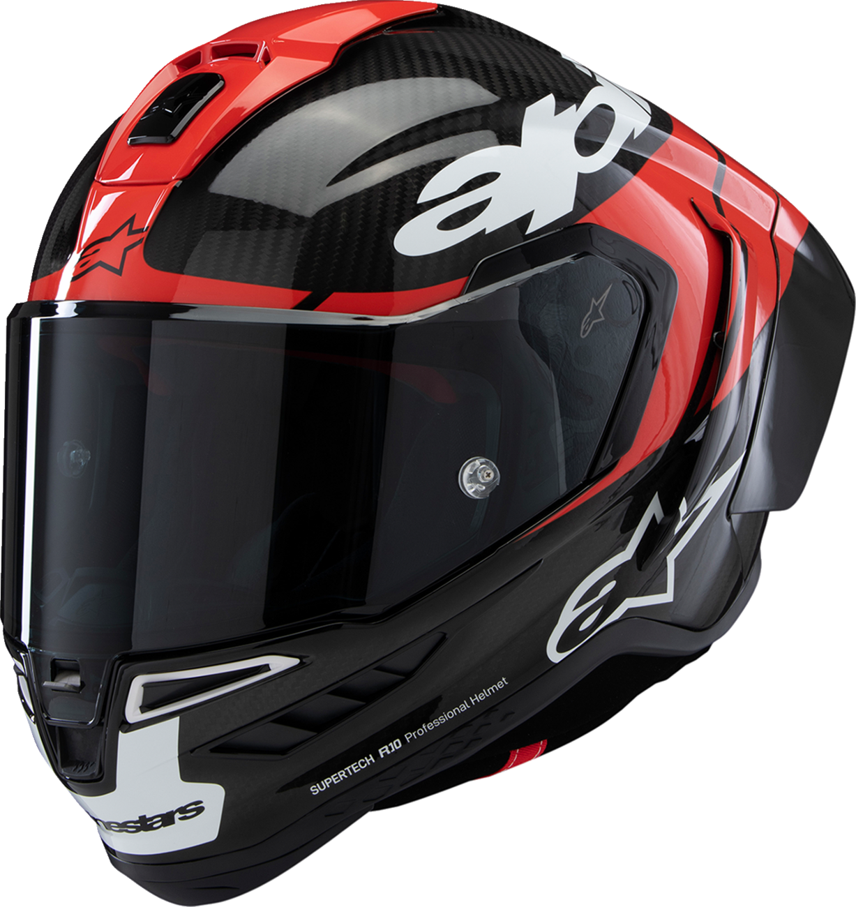 ALPINESTARS Supertech R10 Helmet - Element - Carbon/Red/White - XS 8200324-1363-XS