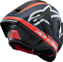 ALPINESTARS Supertech R10 Helmet - Team - Matte Black/Carbon Red Fluo/Blue - 2XL 8200224-1383-XXL