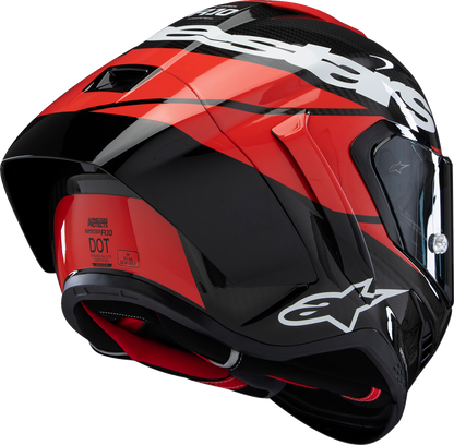 ALPINESTARS Supertech R10 Helmet - Element - Carbon/Red/White - Small 8200324-1363-S