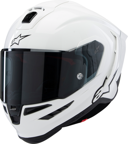 ALPINESTARS Supertech R10 Helmet - Solid - Gloss White - Small 8200124-2170-S