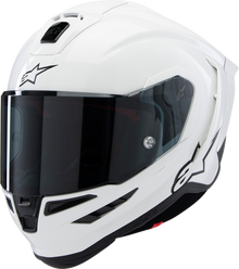 ALPINESTARS Supertech R10 Helmet - Solid - Gloss White - Medium 8200124-2170-M