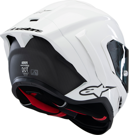 ALPINESTARS Supertech R10 Helmet - Solid - Gloss White - Medium 8200124-2170-M