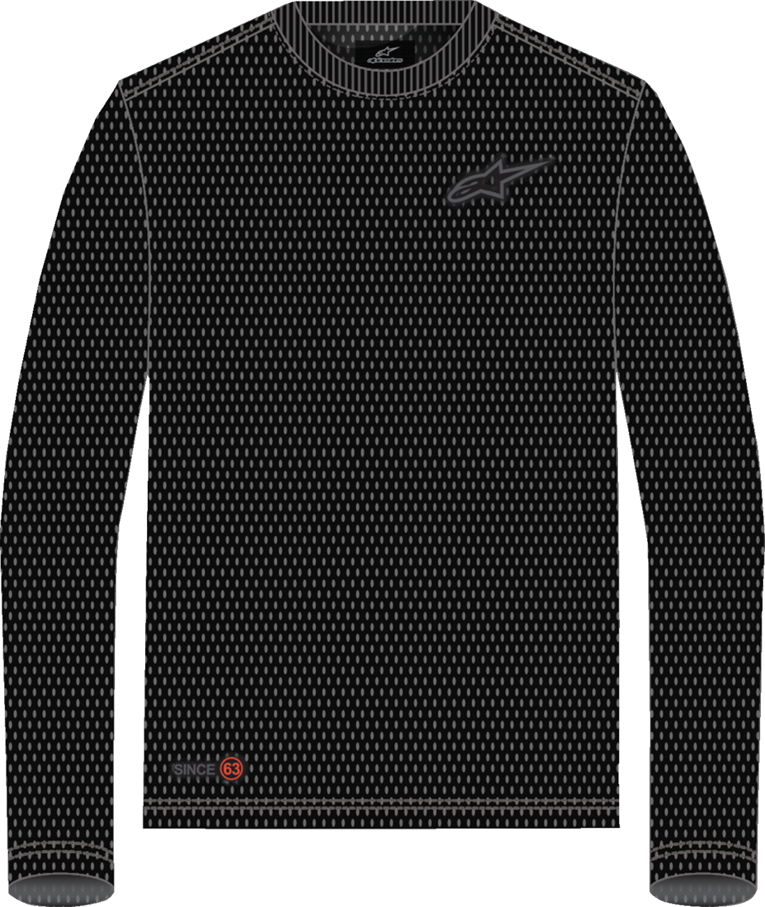 ALPINESTARS Inclinate Mesh Long-Sleeve T-Shirt - Black - XL 1214-73500-10-XL