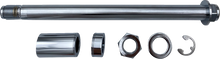 DRAG SPECIALTIES Axle Kit - Rear - Chrome - '18-'25 Softail W16-0365