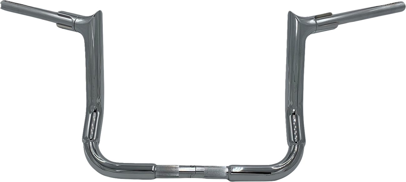 FAT BAGGERS INC. 1-1/2" EZ Install Pointed Top Handlebar - 12" - Chrome 845012