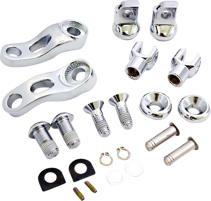 DRAG SPECIALTIES Passenger Peg Mount - Adjustable - Chrome 63190