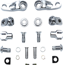 DRAG SPECIALTIES Passenger Peg Mount - Adjustable - Chrome 63190