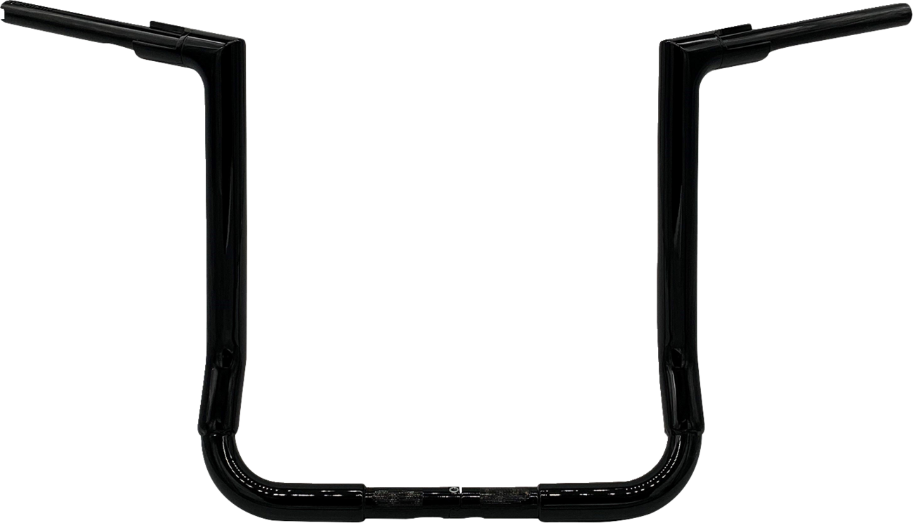 FAT BAGGERS INC. 1-1/2" EZ Install Flat Top Handlebar - 16" - Black 645016-B
