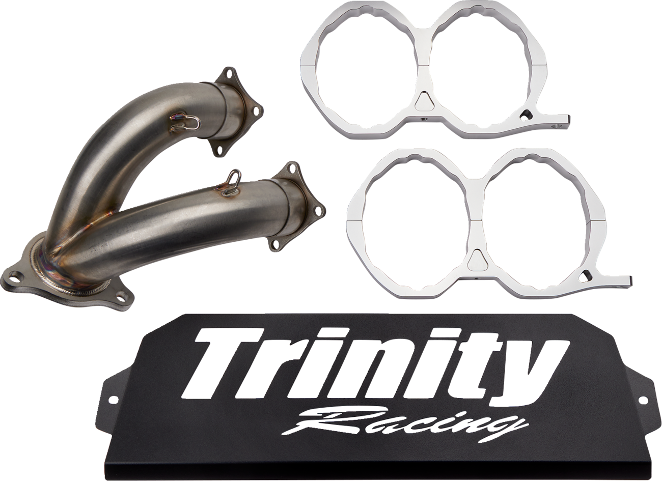 TRINITY RACING Stainless Steel Slip-On Muffler TR-4173S-SS