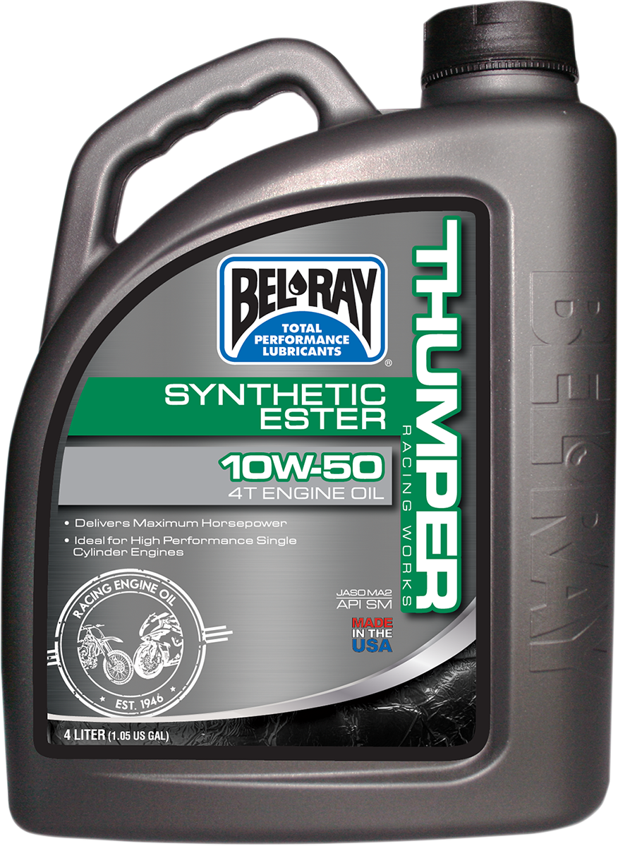 BEL-RAY Thumper Synthetic Oil - 10W-50 - 4L 99550-B4LW