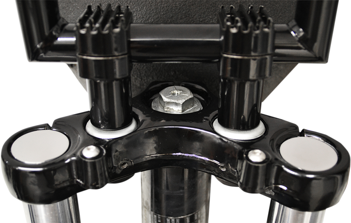LA CHOPPERS Flush-Mount Fork Cap - 39 mm - Polished LA-7504-39