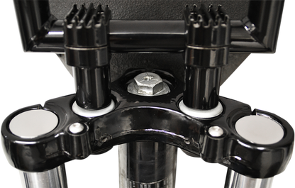 LA CHOPPERS Flush-Mount Fork Cap - 39 mm - Polished LA-7504-39