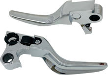 DRAG SPECIALTIES Short Lever Set - Chrome H07-0574S