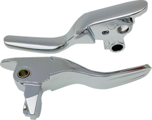 DRAG SPECIALTIES Short Lever Set - Chrome H07-0585S