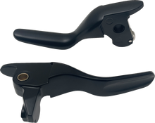DRAG SPECIALTIES Short Lever Set - Black H07-0591SMB