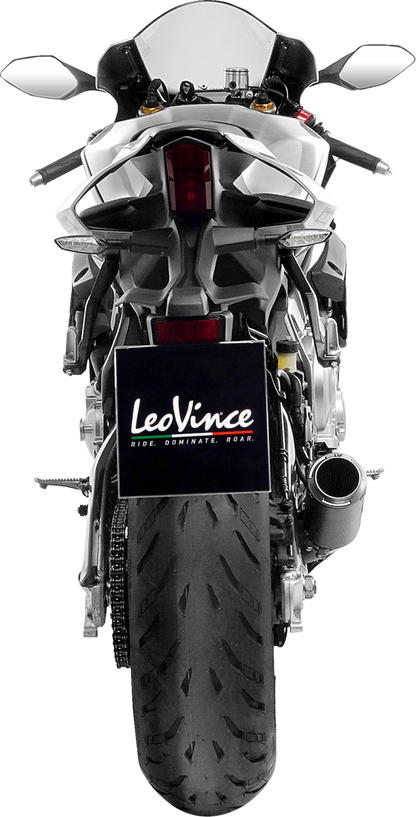 LEOVINCE LV Corsa Slip-On Muffler - Carbon Fiber 15408CU