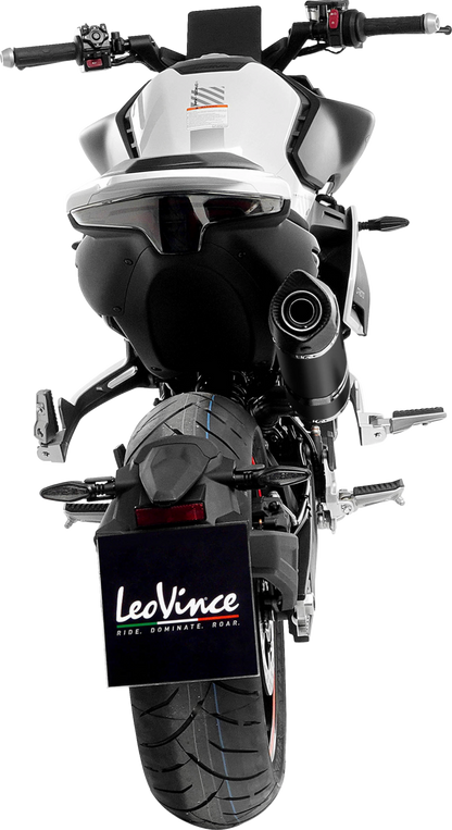 LEOVINCE LV One EVO Slip-On Muffler - Black 14444EBU