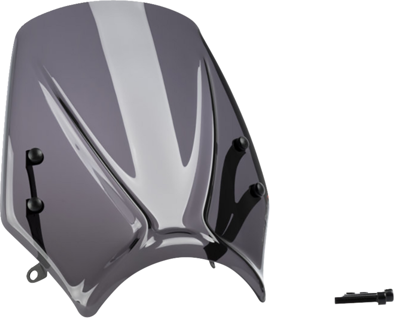 PUIG HI-TECH PARTS New Generation Windscreen - Smoke - Trident 660 20638H