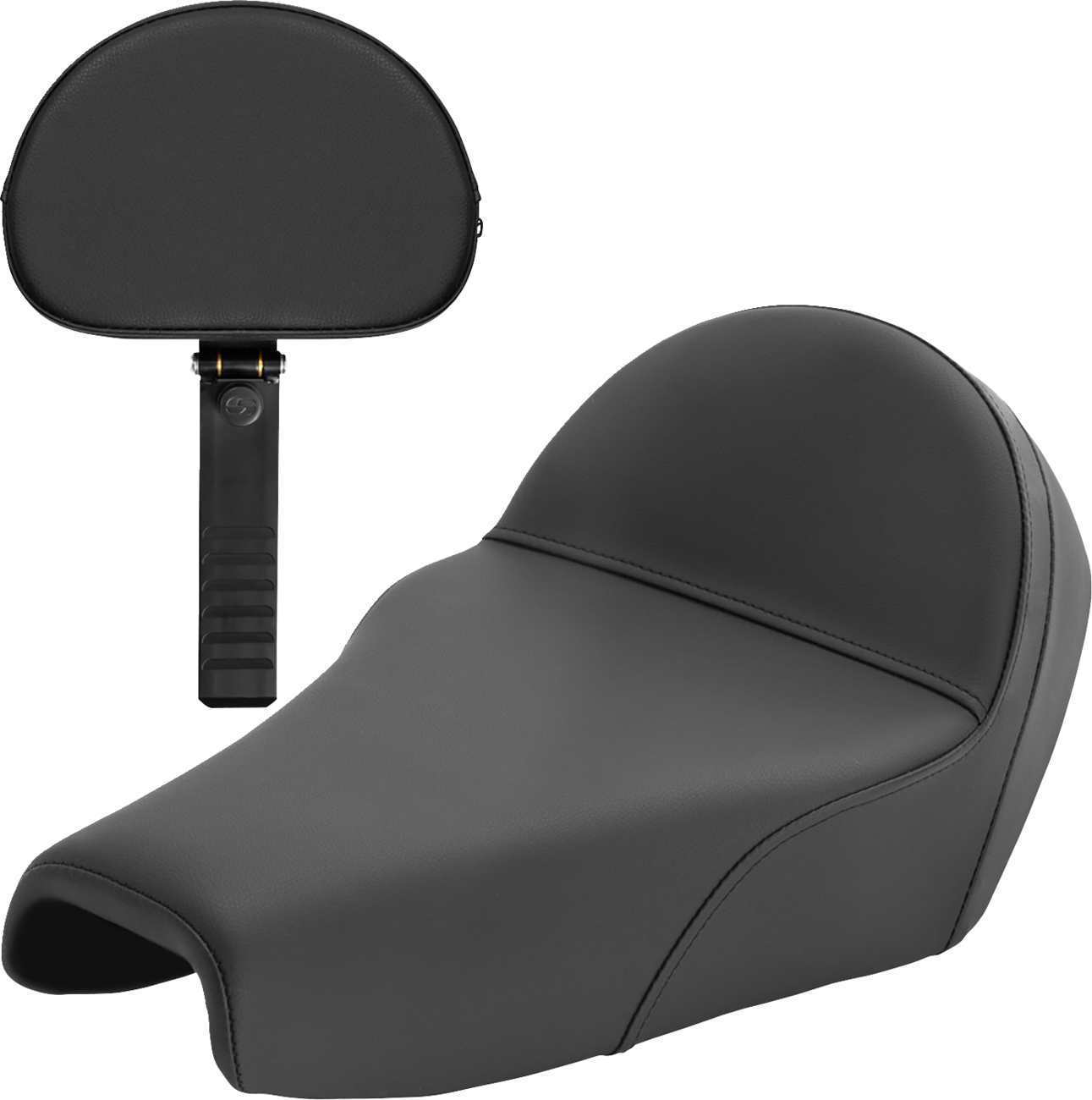 SADDLEMEN Solo Seat - Plain - XL '04-'22 807-11B-0040