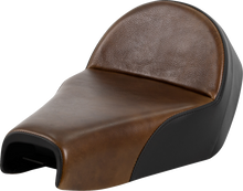 SADDLEMEN Lariat Solo Seat - Distressed Leather - 4.5 Gal Tank - XL '04-'22 807-03B-0041