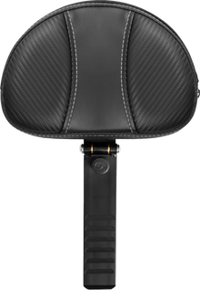 SADDLEMEN Backrest - Dominator - Carbon Fiber w/ Gray Stitching - XL '04-'22 15708D