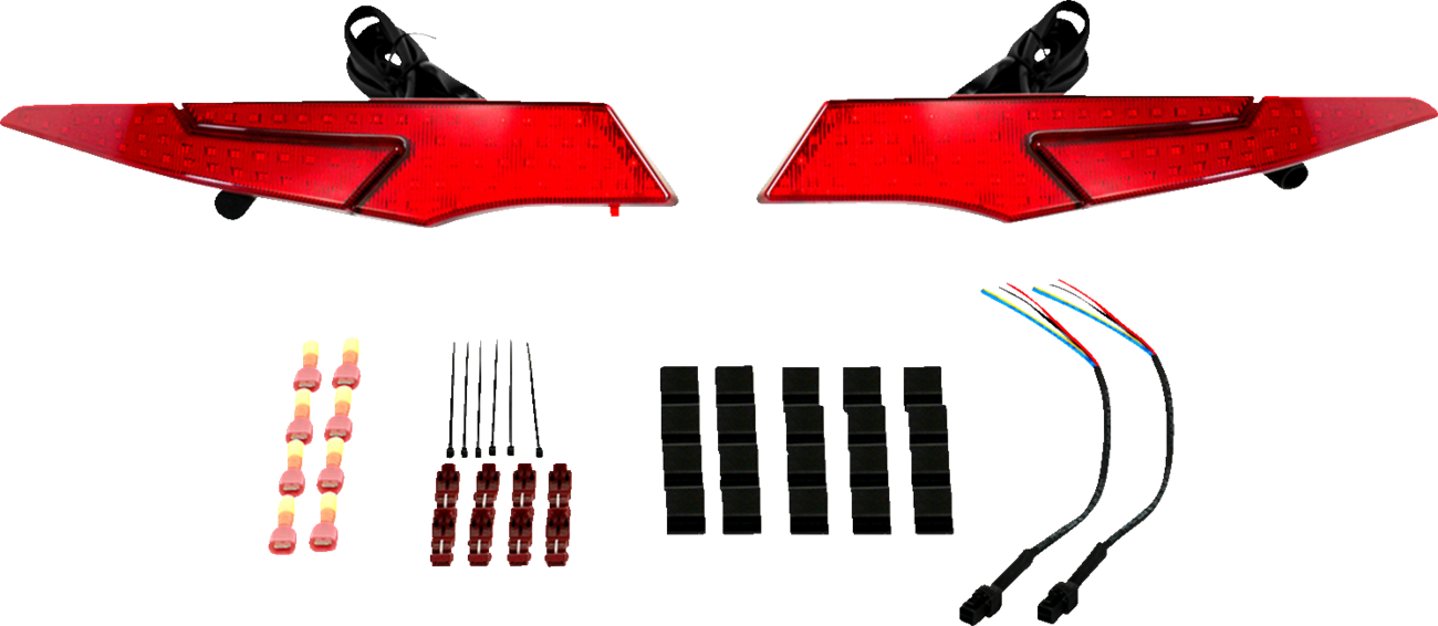 SHOW CHROME LED Trunk Light - Red Lens - Spyder RT LTD/F3 LTD 41-265R