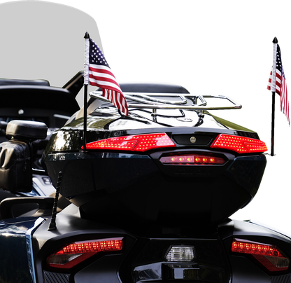 SHOW CHROME LED Trunk Light - Red Lens - Spyder RT LTD/F3 LTD 41-265R