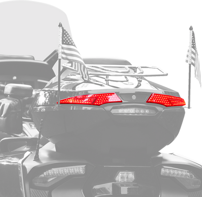 SHOW CHROME LED Trunk Light - Red Lens - Spyder RT LTD/F3 LTD 41-265R