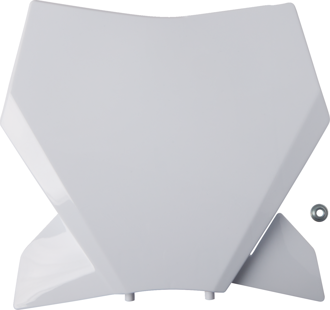 UFO Front Number Plate - '20-'26 White - KTM KT05013#042