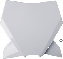 UFO Front Number Plate - '20-'26 White - KTM KT05013#042